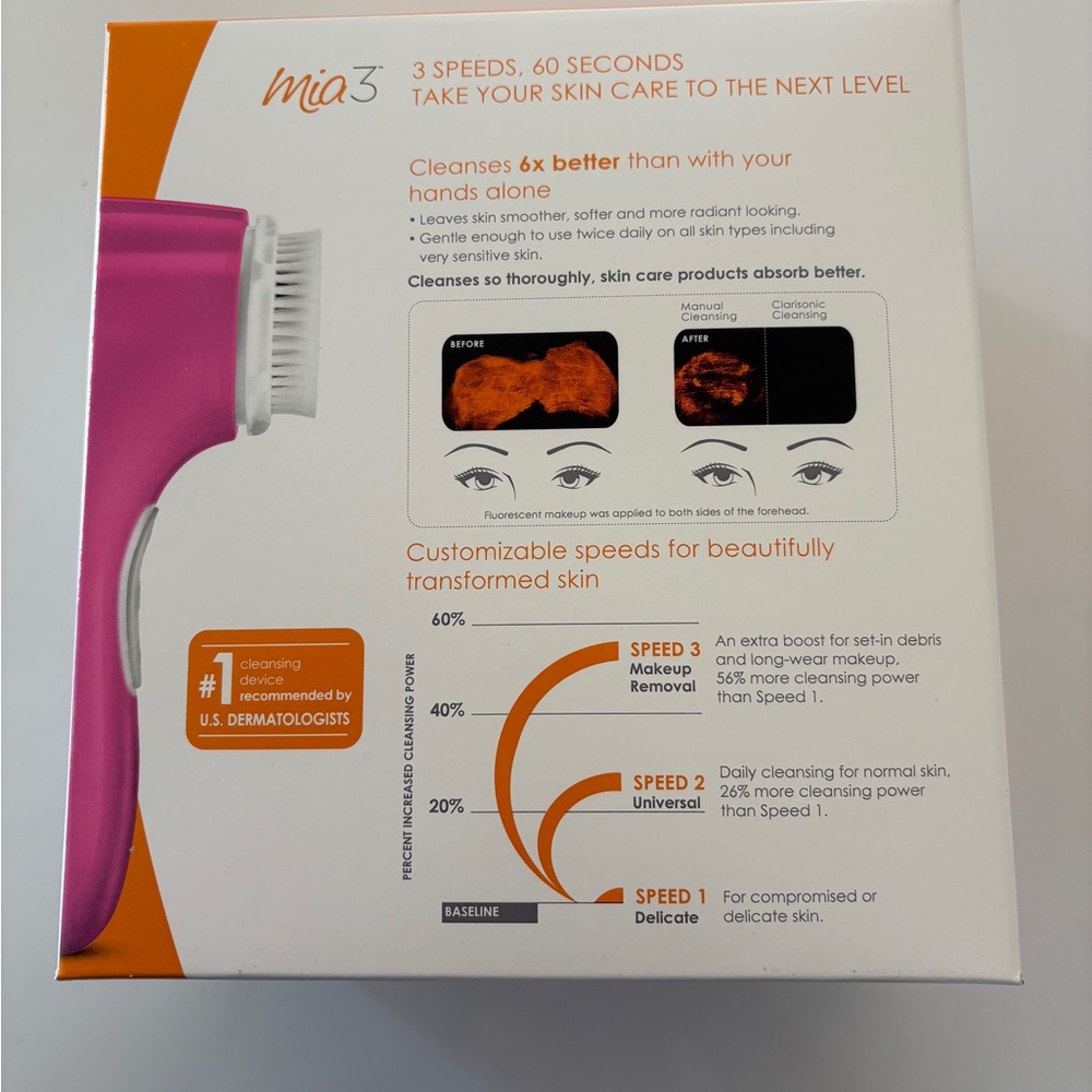 Clarisonic Vibrant Pink Cleansing Device - Picture 4 of 4
